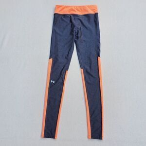 NWOT Under Armour Gray and Orange Compression Pants